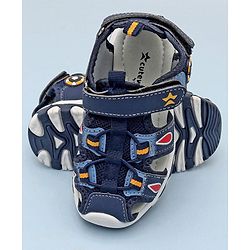 Cute Walk by Babyhug Sandals with Velcro Closure - Blue