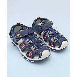 Cute Walk by Babyhug Sandals with Velcro Closure - Blue