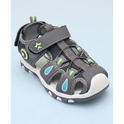 Cute Walk by Babyhug Sandals with Velcro Closure - Blue