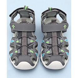 Cute Walk by Babyhug Sandals with Velcro Closure - Blue