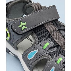 Cute Walk by Babyhug Sandals with Velcro Closure - Blue