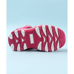 Cute Walk by Babyhug Velcro Closure Sandals - Fuchsia