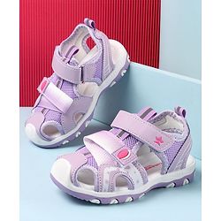 Cute Walk by Babyhug Velcro Closure Sandals - Fuchsia