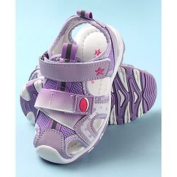 Cute Walk by Babyhug Velcro Closure Sandals - Fuchsia