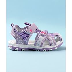 Cute Walk by Babyhug Velcro Closure Sandals - Fuchsia
