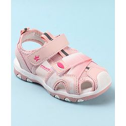 Cute Walk by Babyhug Velcro Closure Sandals - Fuchsia