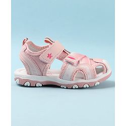Cute Walk by Babyhug Velcro Closure Sandals - Fuchsia