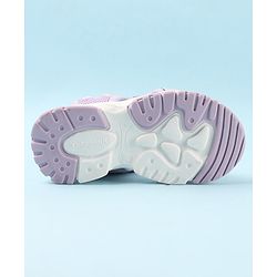Cute Walk by Babyhug Casual Sandals with Velcro Closure & Heart Applique - Fuschia
