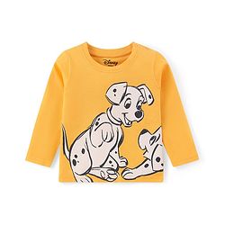 Babyhug Disney Single Jersey Knit Full Sleeves Night Suit with 101 Dalmatians Print - Yellow