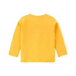 Babyhug Disney Single Jersey Knit Full Sleeves Night Suit with 101 Dalmatians Print - Yellow