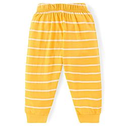 Babyhug Disney Single Jersey Knit Full Sleeves Night Suit with 101 Dalmatians Print - Yellow