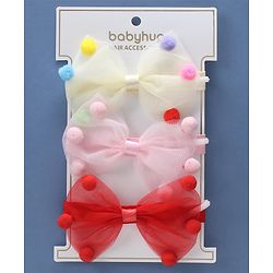 Babyhug Free Size Female Hair Bands Pack of 3 - Multicolor
