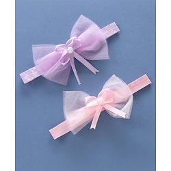 Babyhug Free Size Female Hair Bands Pack of 2 - Multicolor