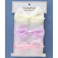 Babyhug Free Size Female Hair Bands Pack of 3 - Multicolor