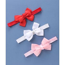 Babyhug Free Size Female Hair Bands Pack of 3 - Multicolor
