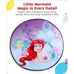 Babyhug Disney Little Mermaid Playgym | BIS Certified | Soft Play Mat with 5 Fun Hanging Toys | Disney Little Mermaid Theme for Newborns 0+ Months | Perfect for Indoor Play & Tummy Time | Stimulates Sensory Development, Hand-Eye Coordination & Motor