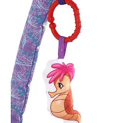 Babyhug Disney Little Mermaid Playgym | BIS Certified | Soft Play Mat with 5 Fun Hanging Toys | Disney Little Mermaid Theme for Newborns 0+ Months | Perfect for Indoor Play & Tummy Time | Stimulates Sensory Development, Hand-Eye Coordination & Motor