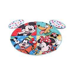 Babyhug Disney Mickey & Friends Playgym | BIS Certified | Soft Play Mat with 5 Fun Hanging Toys | Disney Mickey & Friends Theme for Newborns 0+ Months | Perfect for Indoor Play & Tummy Time | Stimulates Sensory Development, Hand-Eye Coordination & Mo