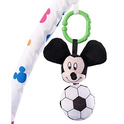 Babyhug Disney Mickey & Friends Playgym | BIS Certified | Soft Play Mat with 5 Fun Hanging Toys | Disney Mickey & Friends Theme for Newborns 0+ Months | Perfect for Indoor Play & Tummy Time | Stimulates Sensory Development, Hand-Eye Coordination & Mo