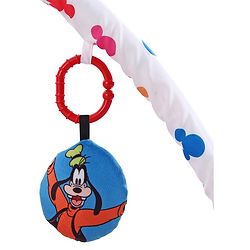 Babyhug Disney Mickey & Friends Playgym | BIS Certified | Soft Play Mat with 5 Fun Hanging Toys | Disney Mickey & Friends Theme for Newborns 0+ Months | Perfect for Indoor Play & Tummy Time | Stimulates Sensory Development, Hand-Eye Coordination & Mo