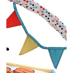 Babyhug Disney Mickey & Friends Playgym | BIS Certified | Soft Play Mat with 5 Fun Hanging Toys | Disney Mickey & Friends Theme for Newborns 0+ Months | Perfect for Indoor Play & Tummy Time | Stimulates Sensory Development, Hand-Eye Coordination & Mo