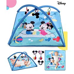 Babyhug Disney Mickey & Friends Playgym | BIS Certified | Soft Play Mat with 5 Fun Hanging Toys | Disney Mickey & Friends Theme for Newborns 0+ Months | Perfect for Indoor Play & Tummy Time | Stimulates Sensory Development, Hand-Eye Coordination & Mo