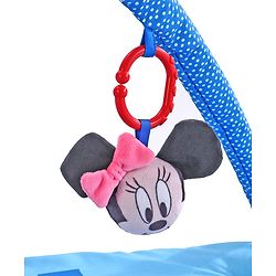 Babyhug Disney Mickey & Friends Playgym | BIS Certified | Soft Play Mat with 5 Fun Hanging Toys | Disney Mickey & Friends Theme for Newborns 0+ Months | Perfect for Indoor Play & Tummy Time | Stimulates Sensory Development, Hand-Eye Coordination & Mo