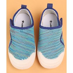 Cute Walk by Babyhug Velcro Closure Textured Casual Shoes - Blue