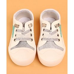 Cute Walk by Babyhug Lace Up Casual Shoes - Golden