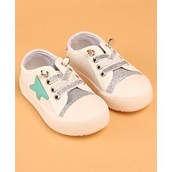 Cute Walk by Babyhug Lace Up Casual Shoes - Golden