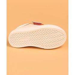 Cute Walk by Babyhug Slip On Casual Shoes with Velcro Closure - Beige & Orange
