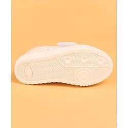 Cute Walk by Babyhug Velcro Closure Casual Shoes With Text Print - Pink