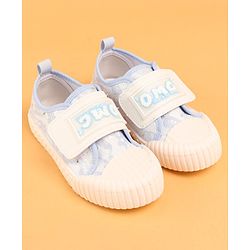 Cute Walk by Babyhug Velcro Closure Casual Shoes With Text Print - Pink