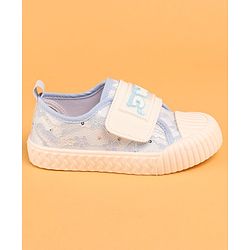 Cute Walk by Babyhug Velcro Closure Casual Shoes With Text Print - Pink