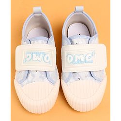 Cute Walk by Babyhug Velcro Closure Casual Shoes With Text Print - Pink