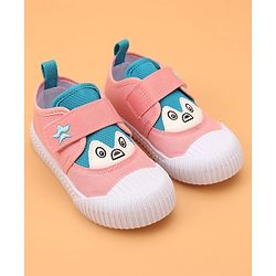 Cute Walk by Babyhug Casual Shoes with Velcro Closure - Pink