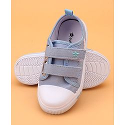 Cute Walk by Babyhug Casual Shoes With Velcro Closure and Swan Embroidery - Pink