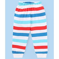 Babyhug Marvel Single Jersey Knit   Full Sleeves Night Suit with Avengers Graphics Pack of 2- White & Navy