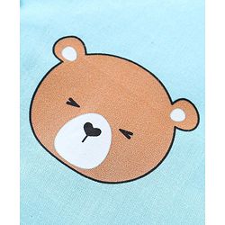 Babyhug 100% Cotton Woven Sleeveless  Jhablas Bunny & Bear Print Pack of 3 - Blue Orange & White