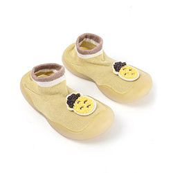 Cute Walk by Babyhug Slip On Sock shoes - Orange