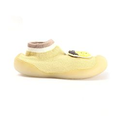 Cute Walk by Babyhug Slip On Sock shoes - Orange