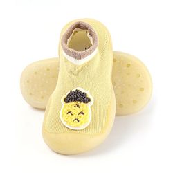 Cute Walk by Babyhug Slip On Sock shoes - Orange
