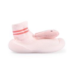 Cute Walk by Babyhug Teddy Applique Slip On Sock Shoes - Green