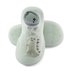 Cute Walk by Babyhug Socks Shoes Dino Applique - Green