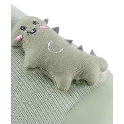 Cute Walk by Babyhug Socks Shoes Dino Applique - Green