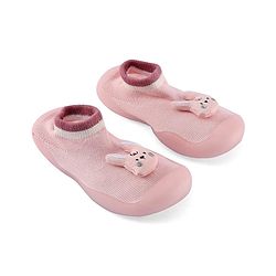 Cute Walk by Babyhug Socks Shoes Dino Applique - Pink