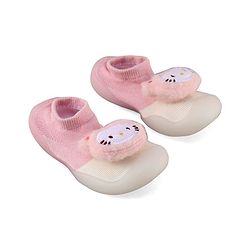 Cute Walk by Babyhug Socks shoes with Cat Applique - Pink