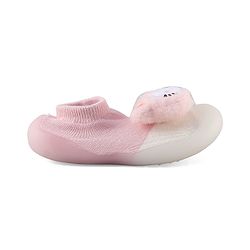 Cute Walk by Babyhug Socks shoes with Cat Applique - Pink