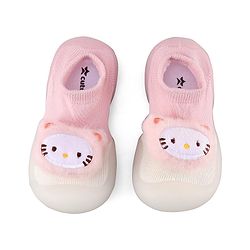 Cute Walk by Babyhug Socks shoes with Cat Applique - Pink