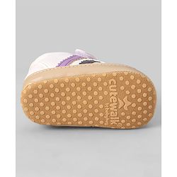 Cute Walk by Babyhug Velcro Closure Booties - Yellow